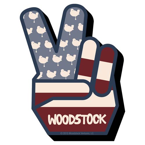 Woodstock Peace Funky Chunky Magnet